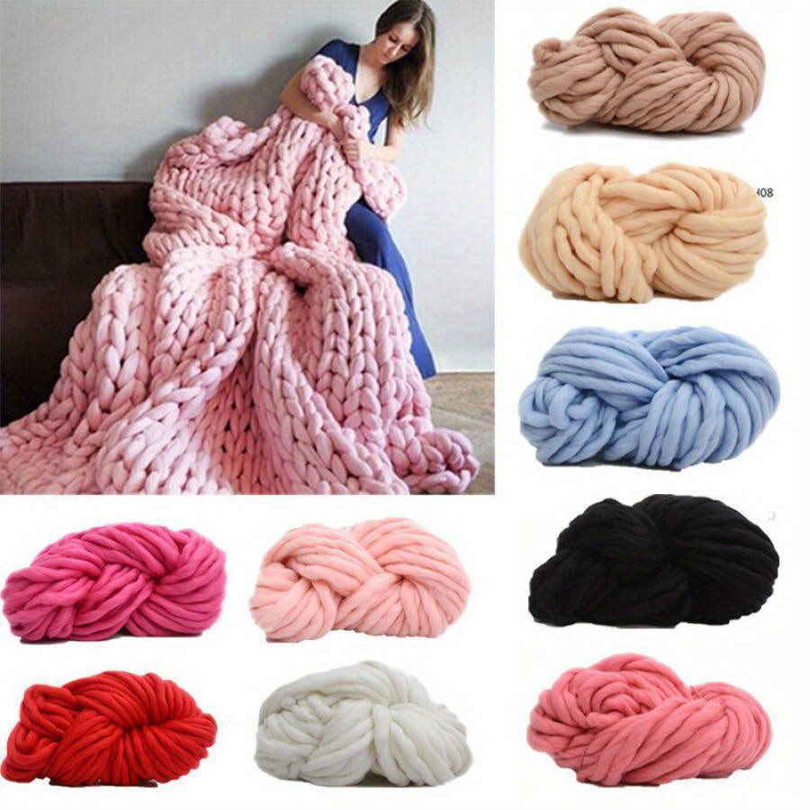 Needle Felting Wool, Wool Roving Felting Wool Yarn Roving, DIY, Craft, Scarf Hat